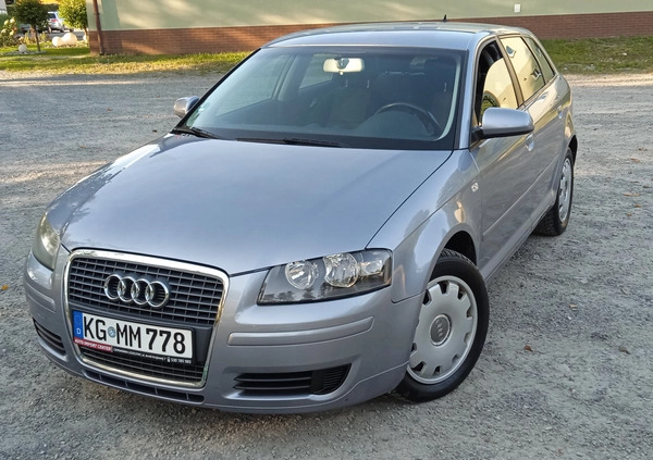 Audi A3 cena 19800 przebieg: 205000, rok produkcji 2005 z Stopnica małe 436